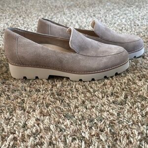 Women's New Suede Loafers - Taupe